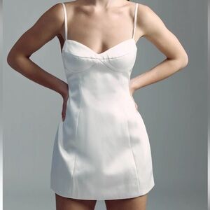 NWT BARDOT Marcello Hourglass Mini Dress In Orchid White size 12